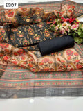 Monar Lawn Fabric Digital Print Shirt With Digital Print Monar Duppata And Kataan Plain Trouser Along 3 Pc Dress
