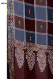 New Arrival Stuff Pure Lawn Jacquard Booti Check Style & Heavy Jacquard Border Chaddar