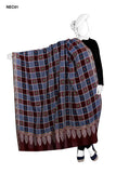 New Arrival Stuff Pure Lawn Jacquard Booti Check Style & Heavy Jacquard Border Chaddar