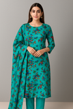 Stuff Best Quality Soft Self Lilan Digital Print Shirt And Trouser 2PC Dress