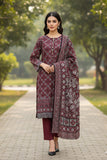 Stuff Pure Cotton Ajrak Print Shirt And mAtching Trouser WIth Traditional Ajrak Dupatta 3PC Dress