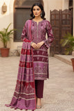 Jamawar kashmiri wool gala heavy Daman along with wool shawl with plan trouser 3pcs Dress