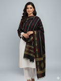 Pure Linen Tarkashi Jacquard  Banarsi Patti Shawl