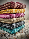 Khaadi Lawn Fabric Computer Embroidery With 9MM Work Shirt And Trouser With Embroidered Khaadi Lawn Dupatta 3Pc Dress
