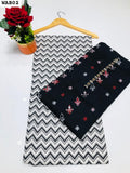 Lawn Fabric Chiken kari Shirt With Beautiful Print Trouser 2Pc Dress
