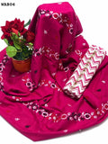 Lawn Fabric Chiken kari Shirt With Beautiful Print Trouser 2Pc Dress