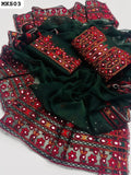 Pure Lawn Stuff Aari Balochi Work Shirt With Pallu Border Embroidered Dupatta And Lawn Embroidered Trouser 3PC Dress