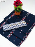 Lawn Fabric Chiken Kari Work Shirt With Beautiful Print Trouser 2Pc Dress