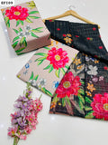 Monar Lawn Fabric Digital Print Shirt And Trouser With Printed Monar Lawn Dupatta 3Pc Dress