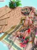 Monar Lawn Stuff Banarsi Work Shirt With Monar Digital Printed Dupatta And Jamawar Trouser 3PC Dress