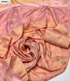 Paper Cotton Banarsi Jacquard Work 3PC Dress