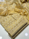 Paper Cotton Banarsi Jacquard Work 3PC Dress