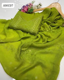 Chiffon Fabric Shadow Shisha Gula Work Shirt And Chiffon Dupatta 2 Pc Dress