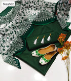 Kataan Silk Fabric Plain Shirt With Beautiful Soft Karinkal Chiffon Dupatta Trouser And Kataan Silk Trouser 3pec Dress With 3 Chumky As a Gift