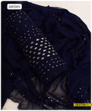 Chiffon Fabric Aramqish Work Shirt With Chiffon Dupatta 2Pc Dress