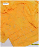 Chiffon Fabric Aramqish Work Shirt With Chiffon Dupatta 2Pc Dress