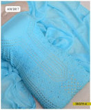 Chiffon Fabric Aramqish Work Shirt With Chiffon Dupatta 2Pc Dress