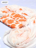 Chiffon Fabric Ari Pata Daman Embroidery Work Shirt And Dupatta 2Pc Dress