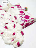 Chiffon Fabric Ari Pata Daman Embroidery Work Shirt And Dupatta 2Pc Dress