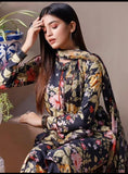 Monar Lawn Fabric Digital Print Shirt With Digital Print monar Duppata And Monar Lawn Digital Print Trouser 3 Pc Dress