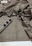 New Article Krandi Khadar Fabric Shirt With New Badar Style Dupatta And Krandi Khadar Trouser With Buttons 3PC Dress