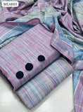 New Article Krandi Khadar Fabric Shirt With New Badar Style Dupatta And Krandi Khadar Trouser With Buttons 3PC Dress