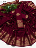 Lawn Fabric Banarsi Jaquard Shirt With Banarsi Lawn Jaquard DUPPATA And Banarsi Lawn Booti Trouser 3Pc Dress