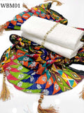 Lawn Cotton Chicken kari Shirt And Trouser Along With Printed Chiffon Dupatta 3 PC Dress