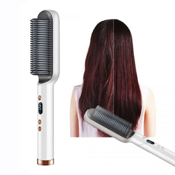 Hair Straightener Comb, Straight Hair Comb, Anion Hair Straightening Comb For Women - LF909 - Fabvariety