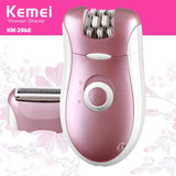 Kemei KM-2068 Electric Rechargeable Woman Hair Remover for Body