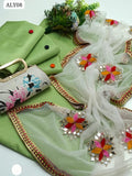 Trendy New Fency 4pc Dress with Free Floral Purse