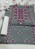 Paper Cotton Karahi Handmade Chicken Kari Work Shirt With Paper Cotton Karahi Handmade Dupatta And Kataan Slik Trouser 3pc Dress
