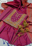 Sussi Khaddi Silk Fabric Hand Embroidery Zari Beads & Mirror Work Gala Shirt With Sussi Khaddi Beautiful Shawl Dupatta And Sussi Khaddi Leining Trouser 3Pc Dress