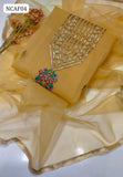 Indian Pure Organza Hand Work Gota Raisham Gala Shirt &Sleeve Gota Embroidery With Organza 4Said Zari Lase Dupatta 2pc Dress