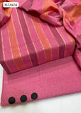 Karandi Khadar Fabric Plain Shirt With Laining Zari Trouser And Malti Shwal Dupatta 3Pc Dress