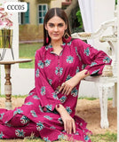 Linen Fabric Digital Print Shirt and Digital print Trouser 2pc Dress