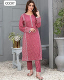 Linen Fabric Digital Print Shirt and Digital print Trouser 2pc Dress