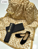 Kataan Silk Fabric Plain Shirt And With Soft Ari Zari Dupatta And Kataan Silk Plain With Kh ussa 3pc Dress