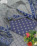 Cotton Lawn Fabric Ajrak Shirt With Cotton Lawn Ajrak Duppata And Cotton Lawn Ajrak Trouser 3Pc Dress With Out Button