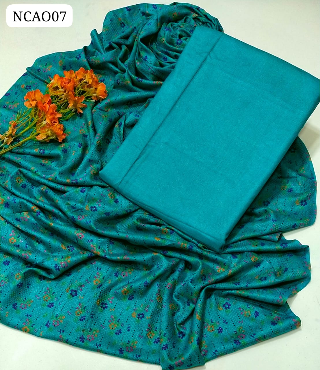 Marina Dhanak Fabric Digital Jucard Print Shirt With Marina Plain Trouser 2Pc Dress