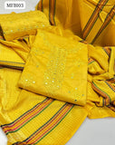 Sussi Fabric Karahi 9Mm Computer Work Shirt With Sussi Self Jucard Dupatta And Sussi Karahi 9Mm Computer Work Trouser 3Pc Dress