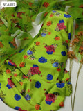Soft Silk Fabric Digital Print Shirt With Organza Digital Print Dupatta 2Pc Dress
