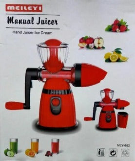 Meileyi Manual Juicer And Ice Cream Machine
