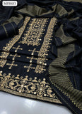 Sussi Fabric Karahi Cross Stitch 9Mm Computer Work Shirt With Sussi Self Jucard Dupatta And Sussi Self Jucard Trouser 3Pc Dress