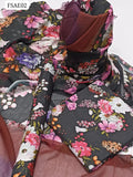 Monar Swiss Viscous Digital Print Shirt And Digital Print Trouser Along With Digital Print Chiffon Duppata 3Pc Dress