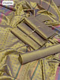 Sussi Fabric Cool Colour Malti Bindi Shirt With Same Colour Full Heavy Self Jacquard Shawl And Same Colour Plain Trouser 3Pc Dress