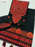 Linen Fabric Ari Sindhi Work Shirt With Linen Pallu Embroidered Dupatta And Linen Embroidered Trouser 3Pc Dress