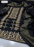 Sussi Fabric Karahi Cross Stitch 9Mm Computer Work Shirt With Self Jacquard Shawl And Self Jacquard Trouser 3Pc Dress