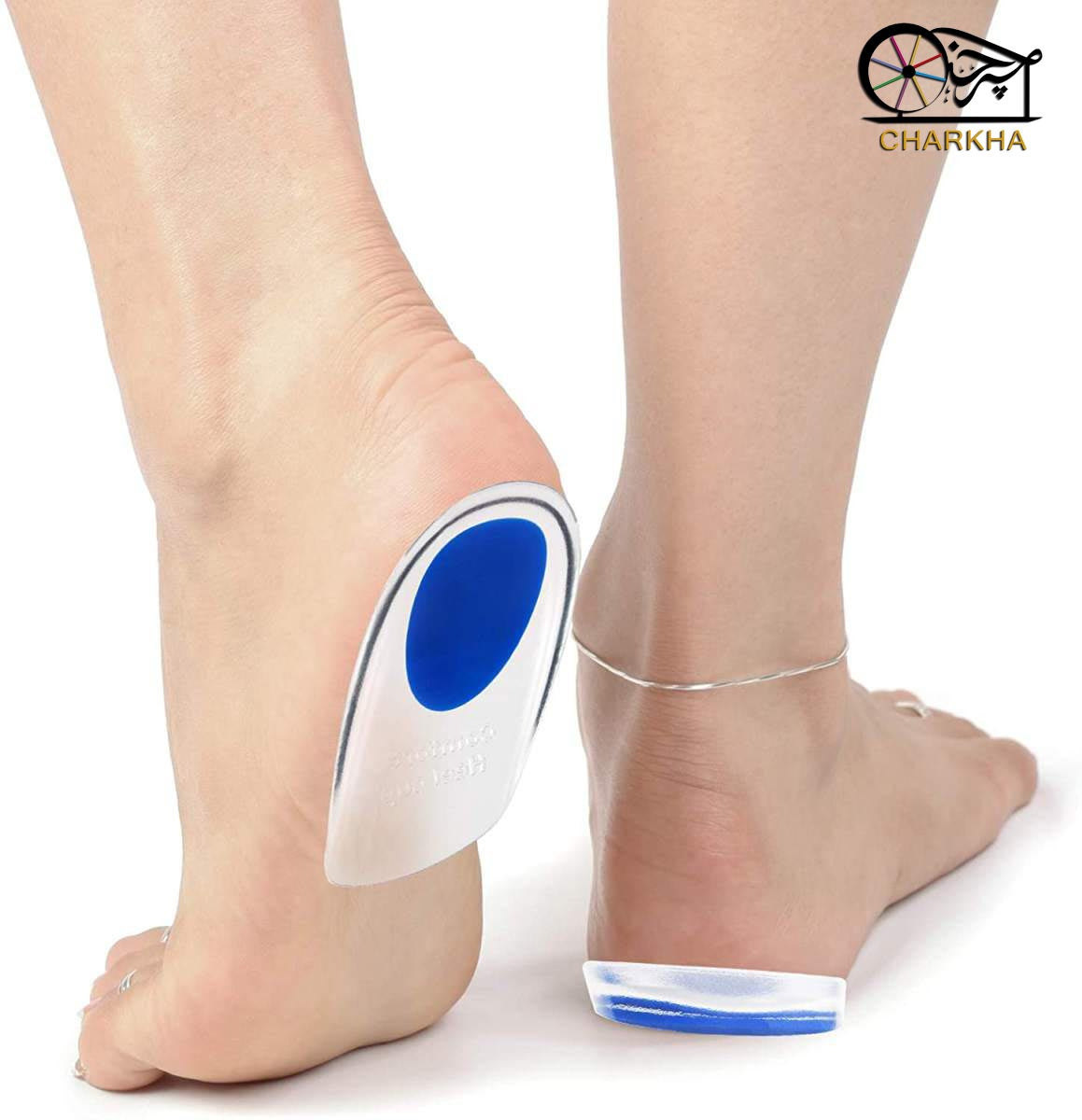 1 Pair Anti Pain Orthopedic Arch Support Massaging Shoes Heel