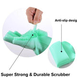 Silicone Scrubbing Gloves | Magic Dish Washing Gloves with Scrubber